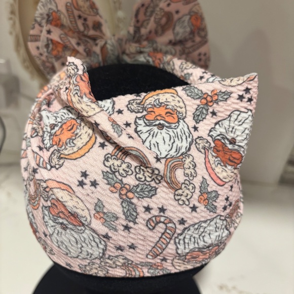 Set of 3 handmade stretch headbands. Christmas themed, 3-24 months - Picture 6 of 13